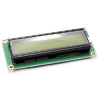 LCD 1602 yellow green with a backlight