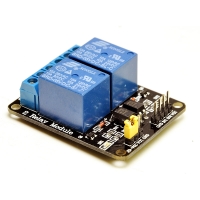 2 channels 5V optocoupled relay module