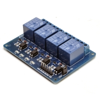 4 channels 5V optocoupled relay module